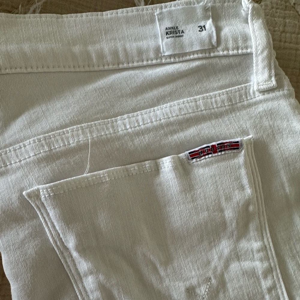 Hudson White Jeans